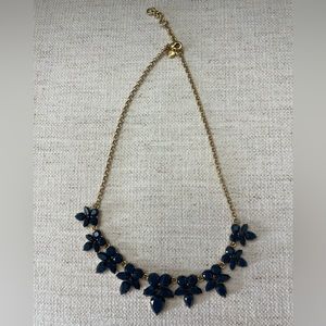 J Crew Glimmering Blue Necklace